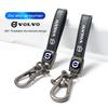 Volvo Zinc Alloy Keychain Car Leather key chain Accessories For Volvo Xc60 Xc90 V40 V60 S60 V50 V90 S80 C40 XC40 V70 XC70 Rdesig