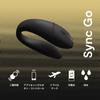 Sync Go Couples Vibrator Travel Edition Вибратор для ношения с собой Вибрирующая игрушка для пар Совместное использование вибрации Перезаряжаемый дорожный футляр Черный We-Vibe - C-образный - -