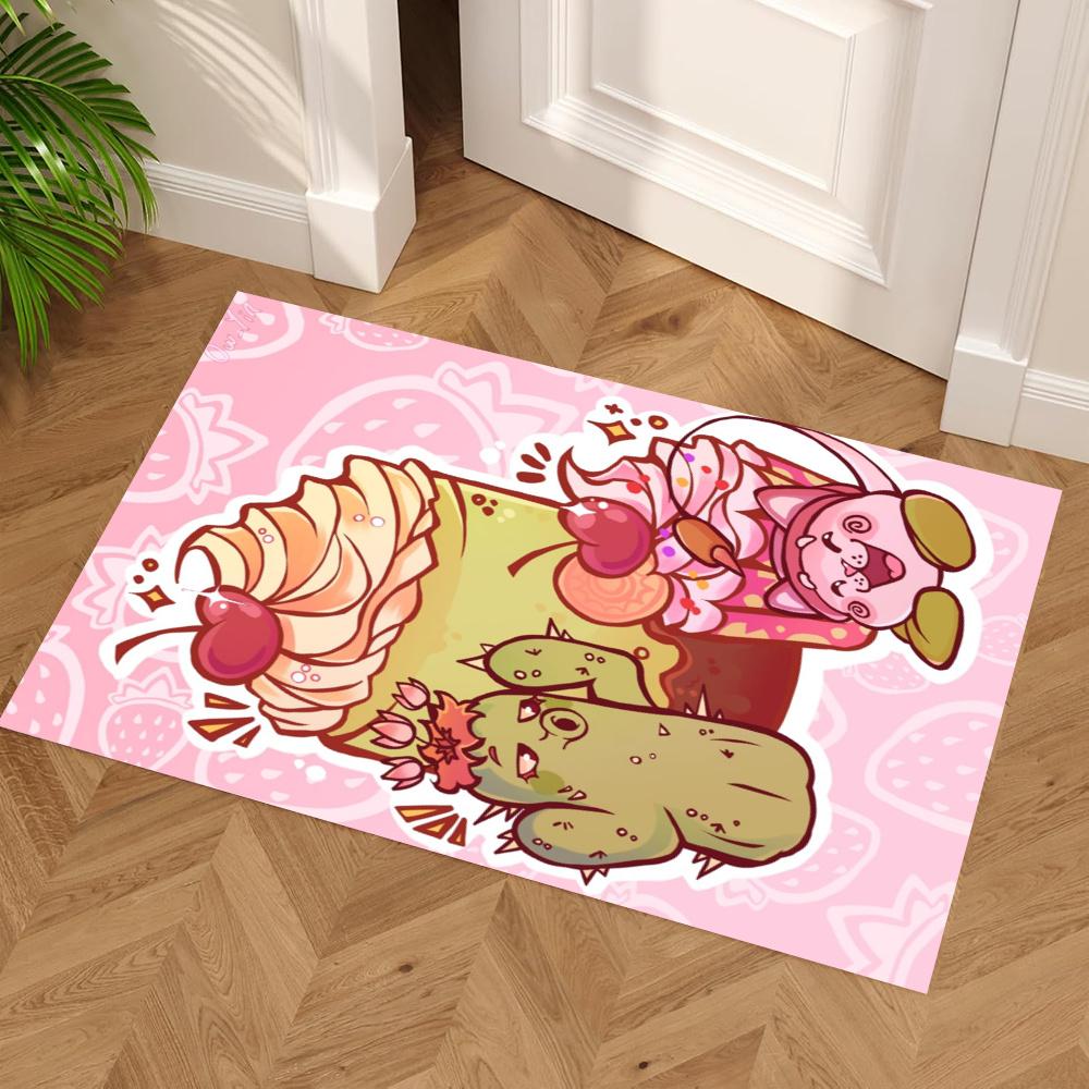 Plants Vs Zombies Carpet Perfect For Game Room Kitchen Balcony Bedrooms Antislip Carpet Anime Office Decor