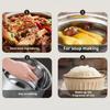 Rice Cooker Inner Pot Replacement Stainless Steel High Volume Cooker Liner Cooker Inner Pot for Steaming