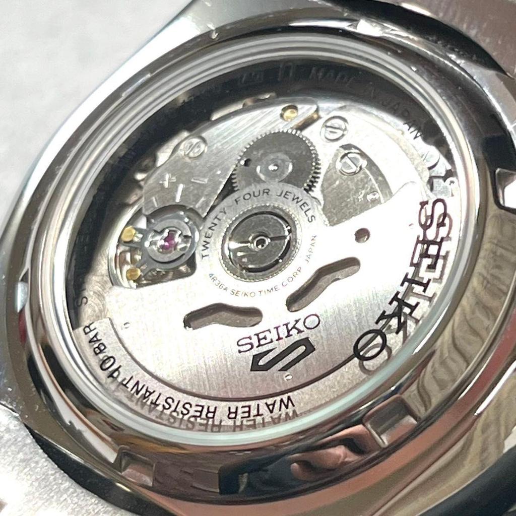 Used [Unused Item] SEIKO 5 Sports SBSA303 Men's Watch, Made in Japan, Mechanical Automatic (with manual winding), with Date and Day functions