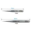 HOZAN Precision Tweezers, Fully Non-Magnetic, 70mm Long, 6mm Opening, 0.2mm Tip Width, Short Type, P-653
