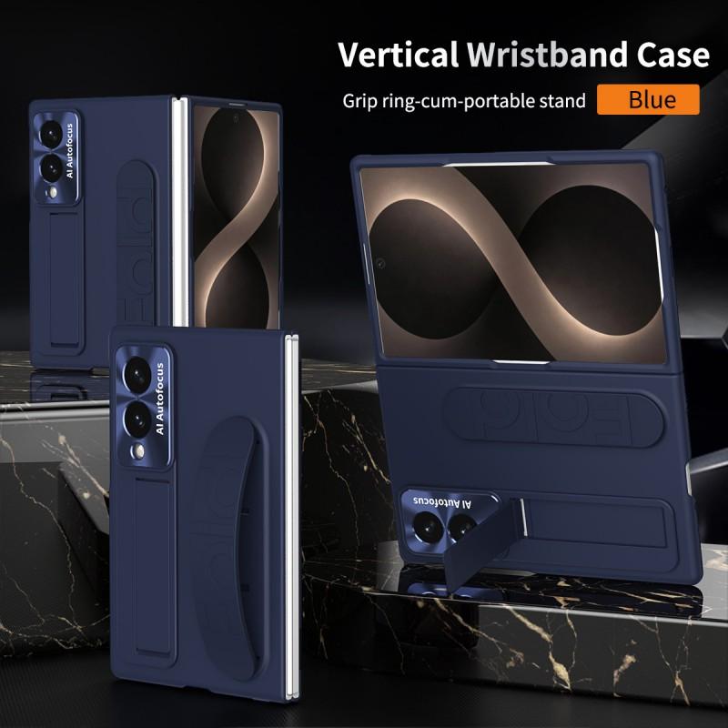 Galaxy Z Fold8 Ultra Protective Case With Wrist Strap Shockproof PC Cover Full-Body Protection Foldable Phone