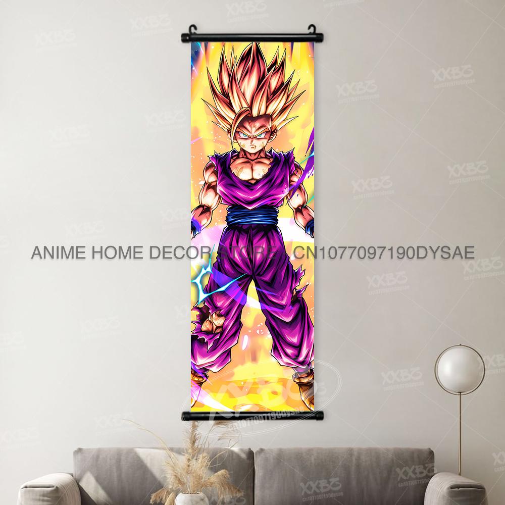 Постер Dragon Ball Аниме Сон Готен Картина Гохан Настенное Искусство Готен Обои Джирен Домашний Декоративный Белмод Свитки Картина Вадос