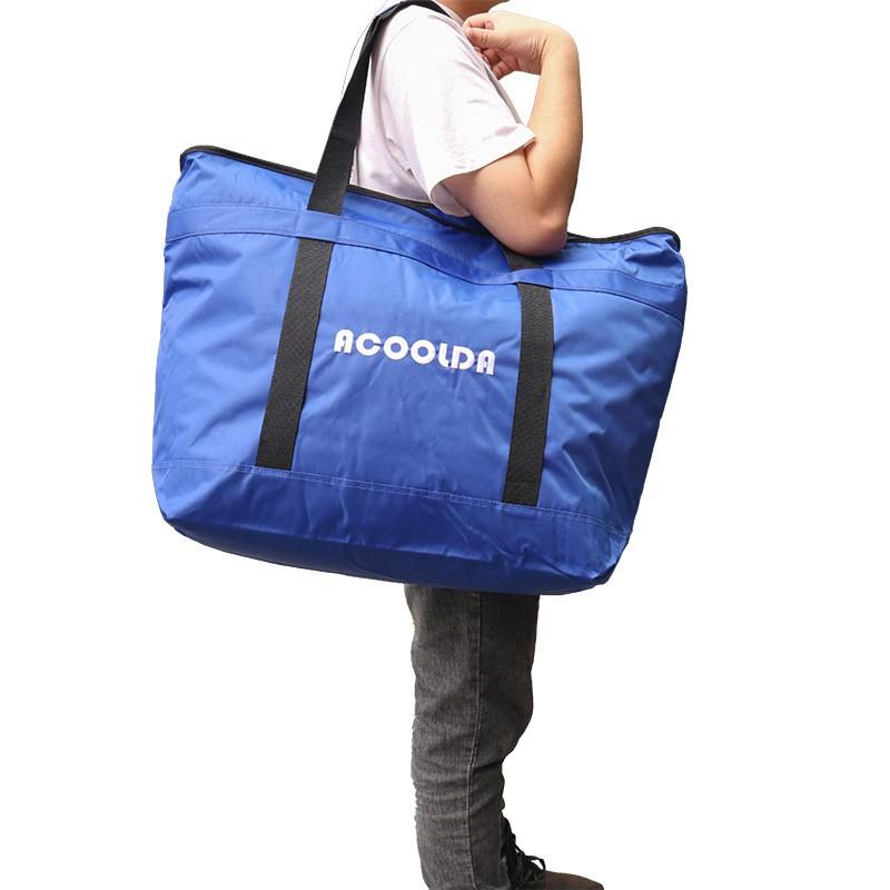 69L Large Capacity Insulated Cooler Bag Fresh Meat Lamb Chops Pizza Picnic Portable Foldable Oxford Fabric Tote