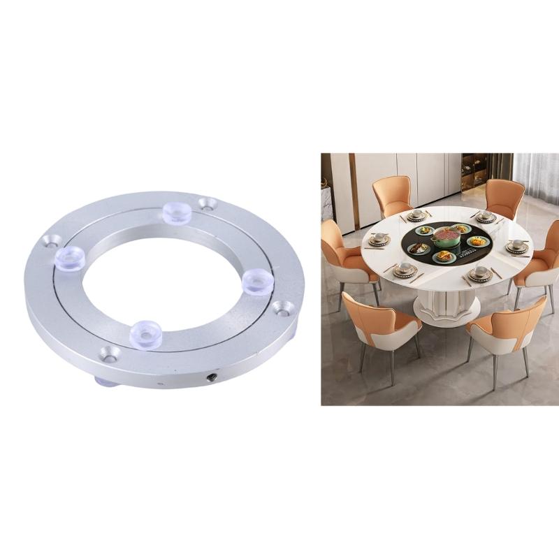 Swivels Platform Style Rotating Tray Revolving Disc for 20-25cm Glass Tabletop