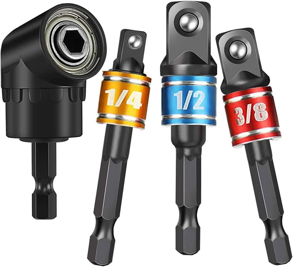 105 Degree Electric Turning Drill Tool Accessories Hexagonal Shank Conversion Square Head Extension Rod