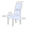 Solid Color Chair Cover Elastic Xl Size Dining Chair Covers Long Back Seat Cover All-Season Protector Cover For Living Room