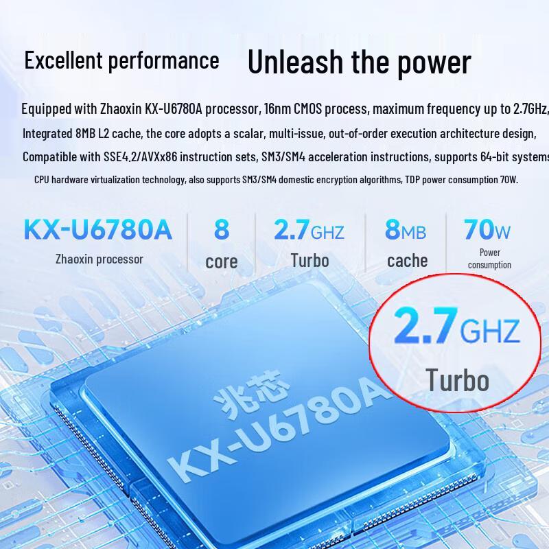 Настольный ПК Tsinghua Tongfang Chaoxiang TZ830 Xinchuang (Китайская версия)