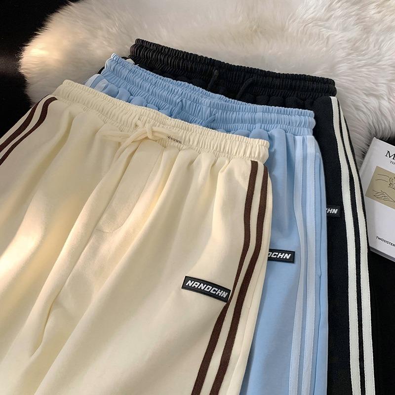 Five Points Sports Shorts Женские летние тонкие свободные брюки большого размера с высокой талией для выхода в свет, повседневные прямые брюки