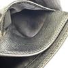 Used Prada Saffiano Leather Bifold Wallet Coin Purse Card Case Black