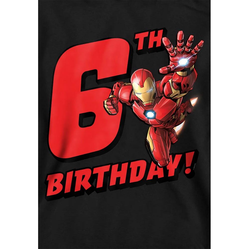 Marvel Childrens/Kids Iron Man 6th Birthday Hoodie