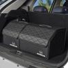CLSGX1 Leather Suitcase Car Trunk Organizer Box Foldable Storage Bin For Honda Civic Fit Jazz Accord Pilot CRV Odyssey Passport City