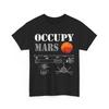 Футболка с изображением ракеты-корабля 'Occupy Mars'