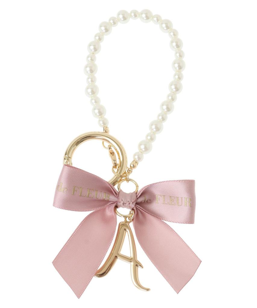 De Шарм Инициал Лента Жемчужный Шарм для Женщин 08000561100 R [Maison Fleur]