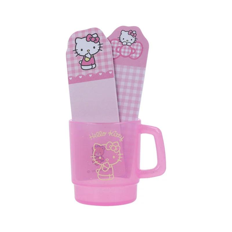 Блок липких заметок Sanrio Hello Kitty в стакане ( розовый ) Новые персонажи Sanrio из Японии