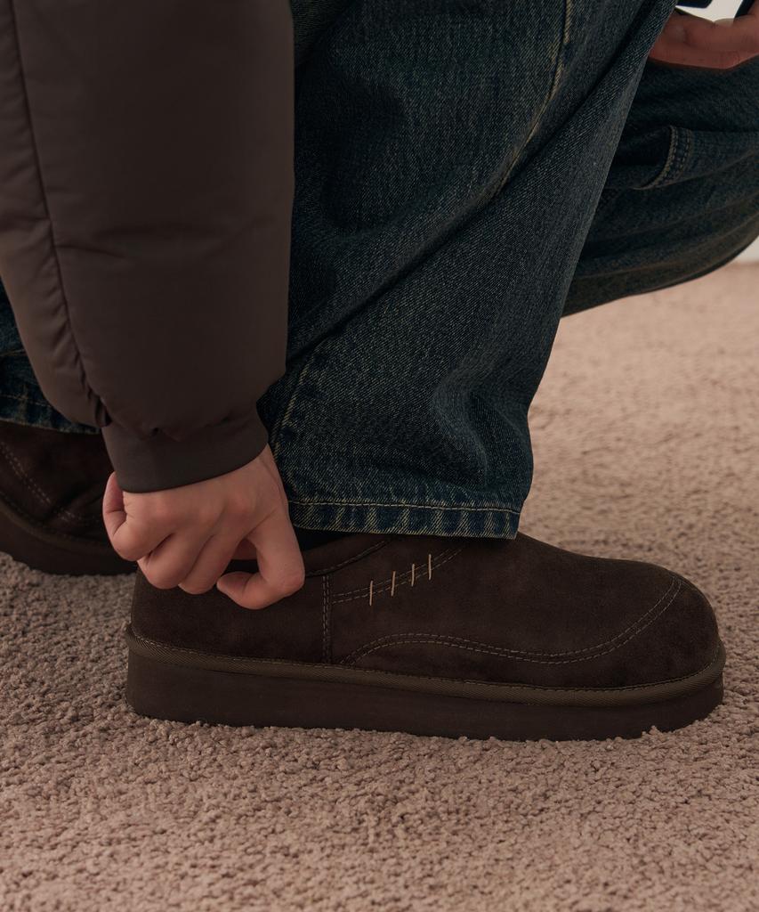 Прилегающая шерстяная модель Snug Slide [Коричневый]