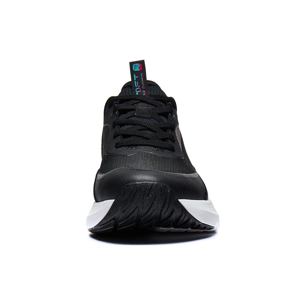 Li Ning SOFT ELEMENT Модные Дышащие Низкие Повседневные Кроссовки Мужские Черные AGLT179-1