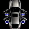 2Pcs lamp Volvo V40V60V90XC40XC60XC90S90 projector Logo car LED welcome lamp ghost projection lamp car supplies.