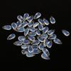 5 шт. 14*8 мм красочные лепестки в форме капли градиент гладкое стекло кулон для изготовления ювелирных изделий DIY браслет ожерелье серьги