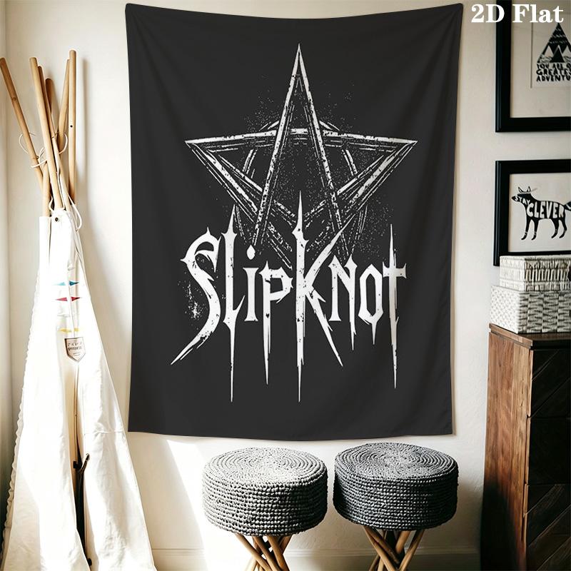 Slipknot Star Tapestry Bold Room Tapestry Fashion Print Wallmounted Work Of Art Atmospheric Background Cloth Christmas Gift