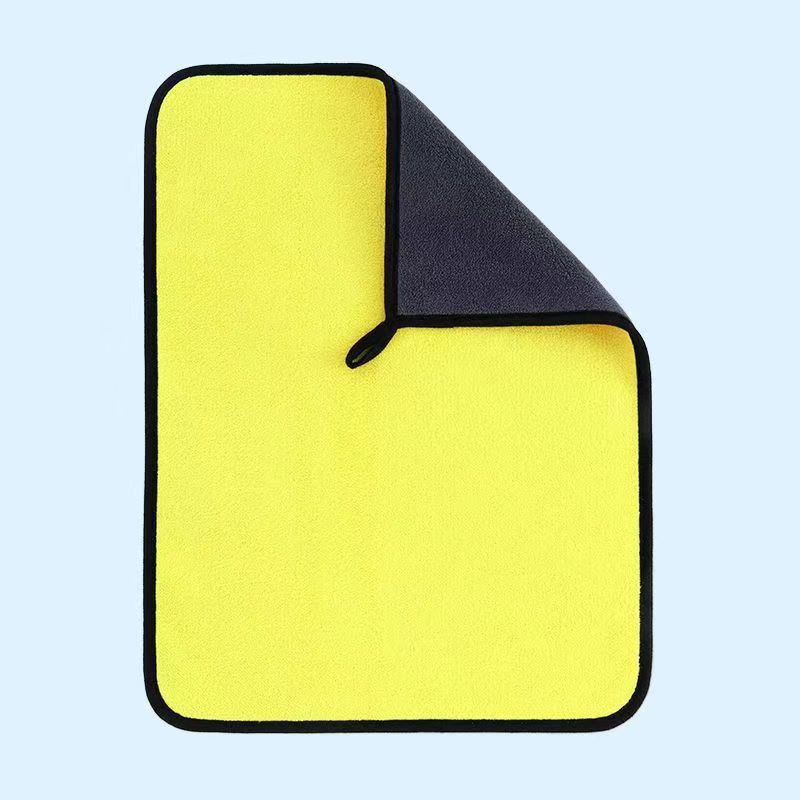 Тряпка для уборки, впитывающая воду без ворса, двусторонняя утолщенная салфетка для мытья полов, бытовая салфетка для уборки