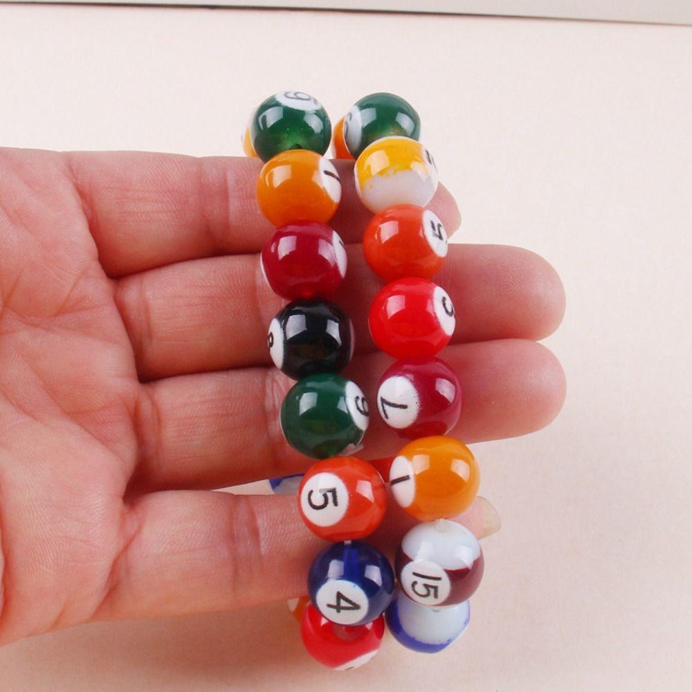 Elastic Rope Billiards Bracelet Glass Wrist Accessories New Bead Accessories