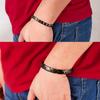 Ikuinen Magnetic Bracelet Men Stainless Steel Magnet Germanium Gold Chain Bracelet Male Christmas Bracelet for Men Jewelry