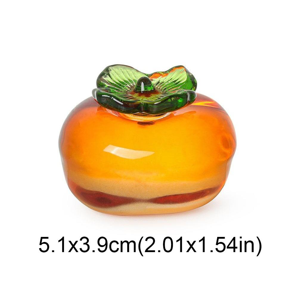 Glass Crafts Artificial Fruit Decoration Crystal Crafts Ornaments Office