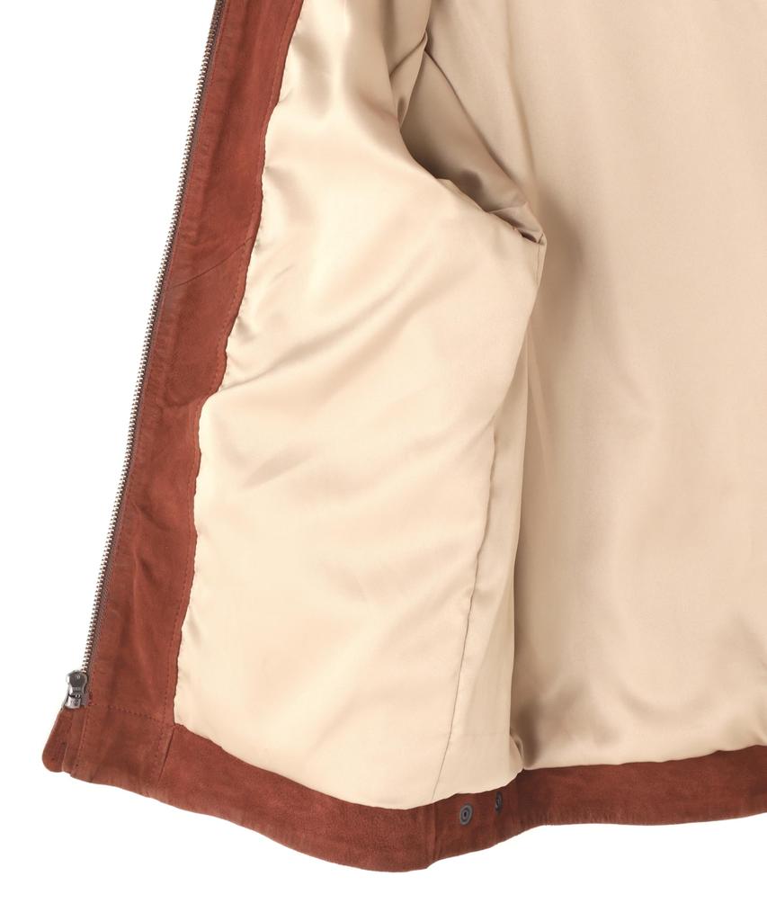 КУРТКА СУВЕНИРНАЯ ИЗ СТАРЕНОЙ ЗАМШИ XL 439 Brick [Avirex] Мужская 783-4250008