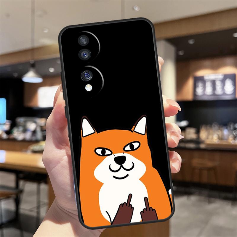 Аниме Забавный Чехол с Лисой Для Honor Magic 5 6 7 8 Pro Honor 200 400 50 70 90 Lite X8b X8c X9b X9c X9d Win RT Чехол