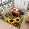 Забавный галльский петух 3D HD печать ковер для гостиной мультяшный детская спальня диван придверный коврик мат напольный тапете нескользящий декор коврик