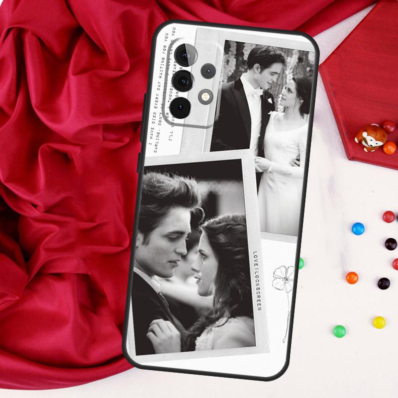 Чехол для Samsung Galaxy A52 A32 A22 A54 A14 A16 A26 A36 A56 A55 A35 A05 A06 A15 A53 A33 A13 с изображением Сумерек Беллы и Эдварда