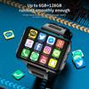 LOKMAT APPLLP 5 MAX Android умные часы телефон Wifi 4G звонки двойная камера большой экран съемный ремешок для часов со светодиодным фонариком