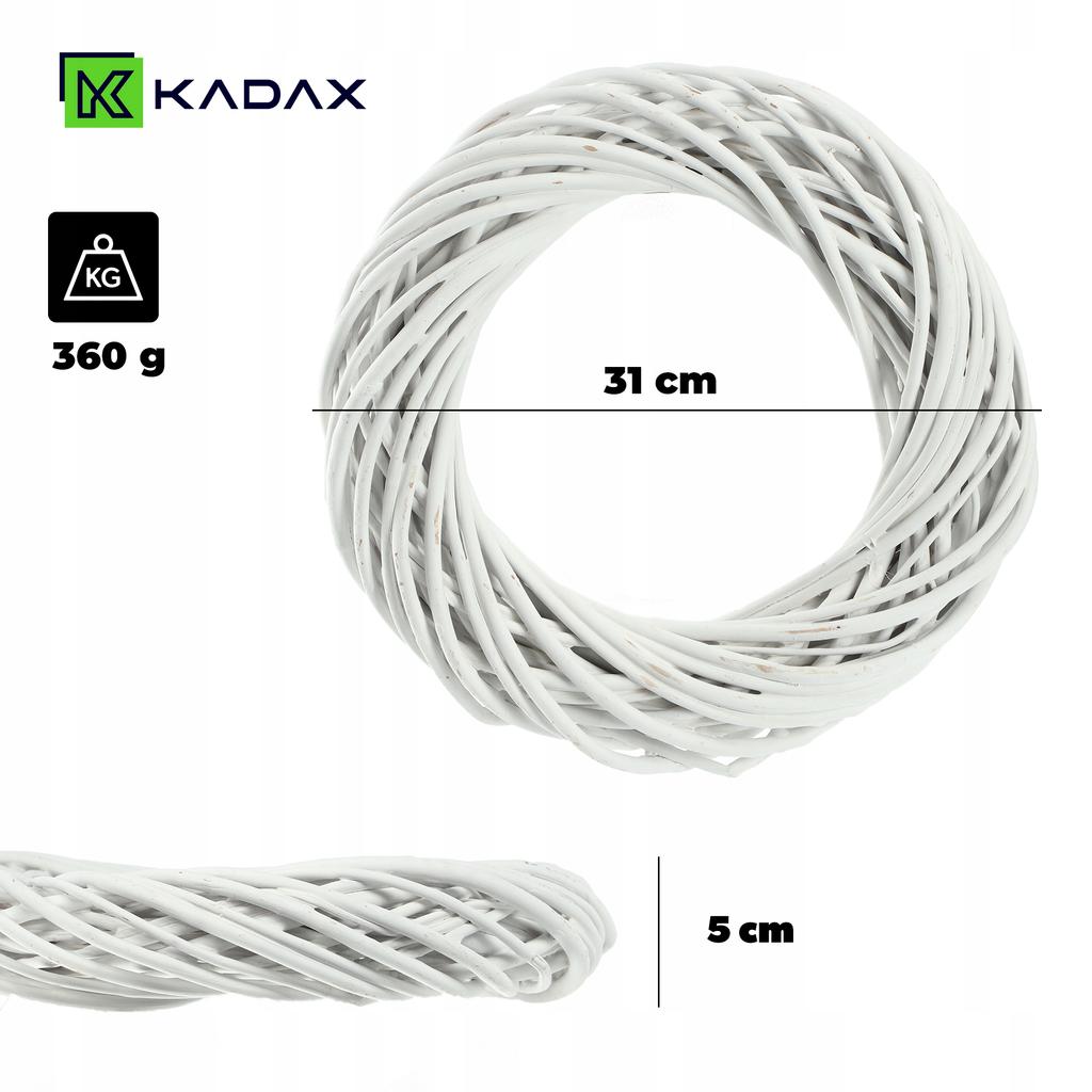 KADAX Wianek Wiklinowy Wiklina Stroik