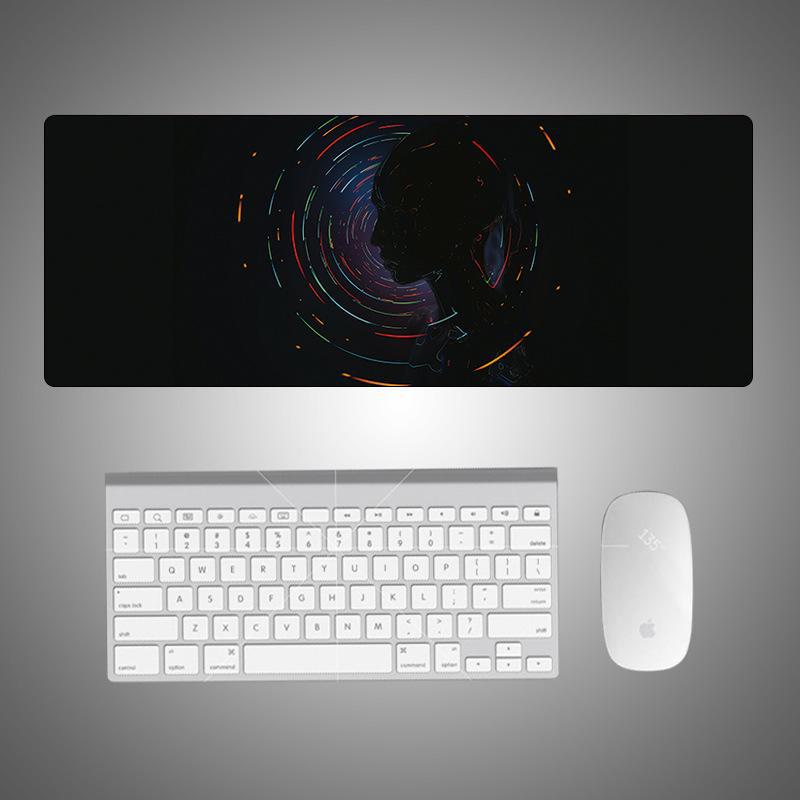 Коврик для мыши большого размера с рисунком «Dreamscape», расписанный вручную