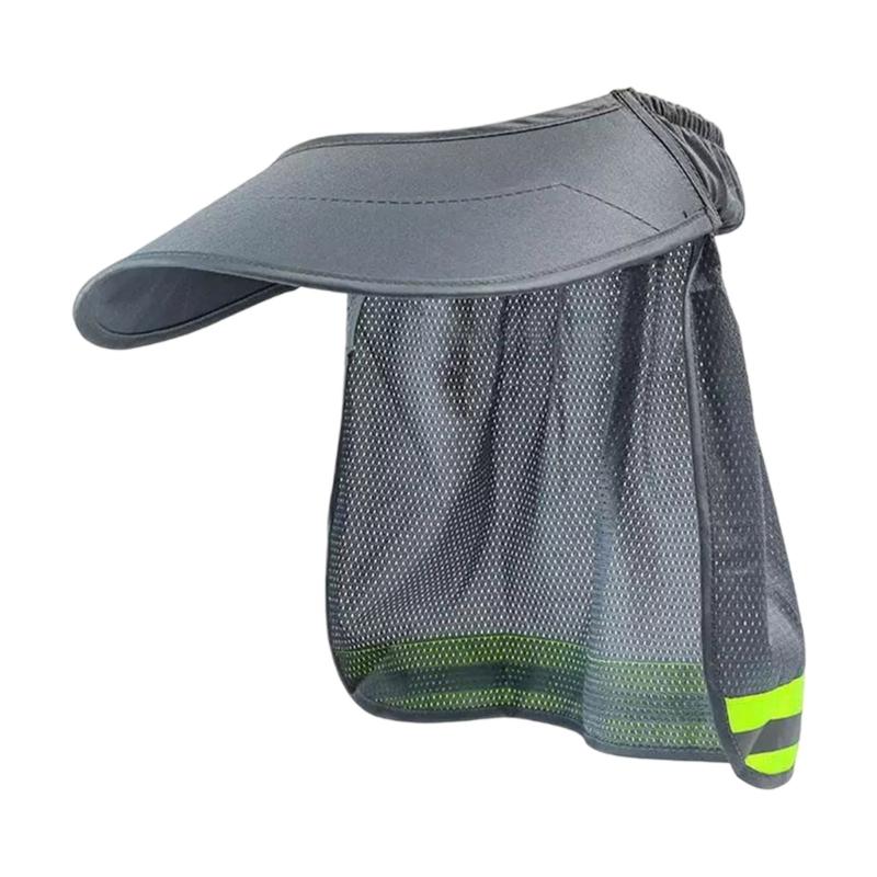 Safety Sun Visors Hat Reflective Sweat Wicking Fabric For Construction Workers