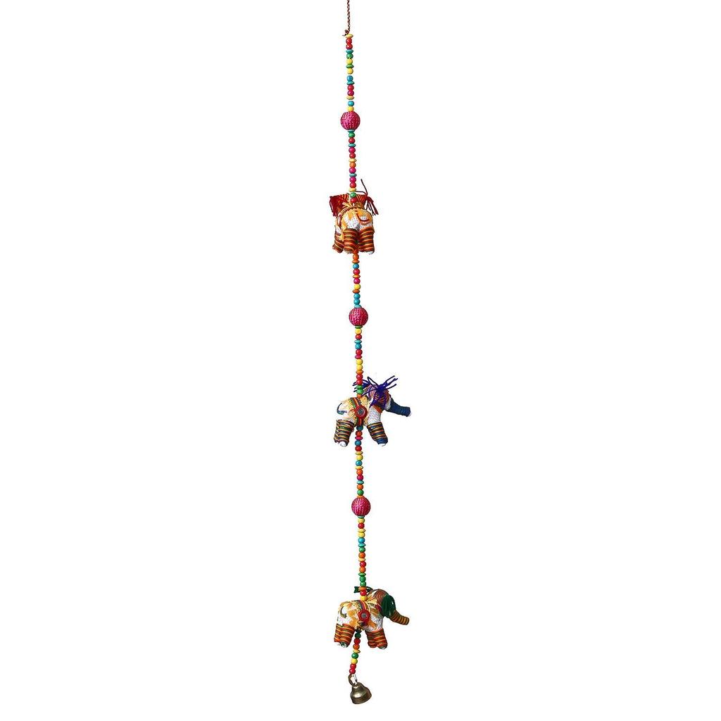 Cotton Door Hanging (Multicolour_4X4X33 Inch)