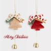 Soft Xmas Tree Hanging Ornaments Crafts Christmas Tree Bell Wall Hanging  Christmas Gifts
