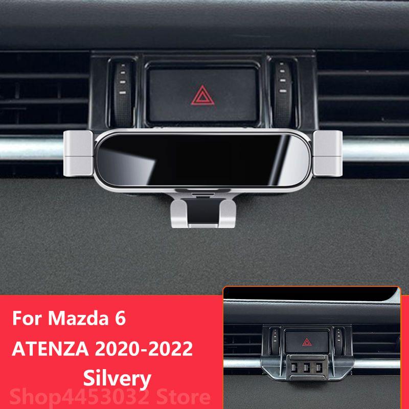 Car Mobile Phone Holder for Mazda 6 ATENZA 2022 2021 2019 Raptor Mounts Bracket GPS Stand Rotatable Support Accessories J1
