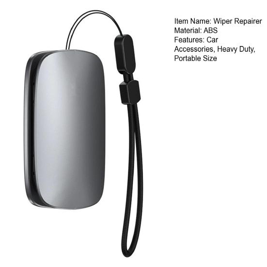 Ремонтник автомобильных дворников Портативный легкий инструмент для полировки кромки дворника Универсальные инструменты для ремонта щеток стеклоочистителя автомобильного лобового стекла Автоаксессуары