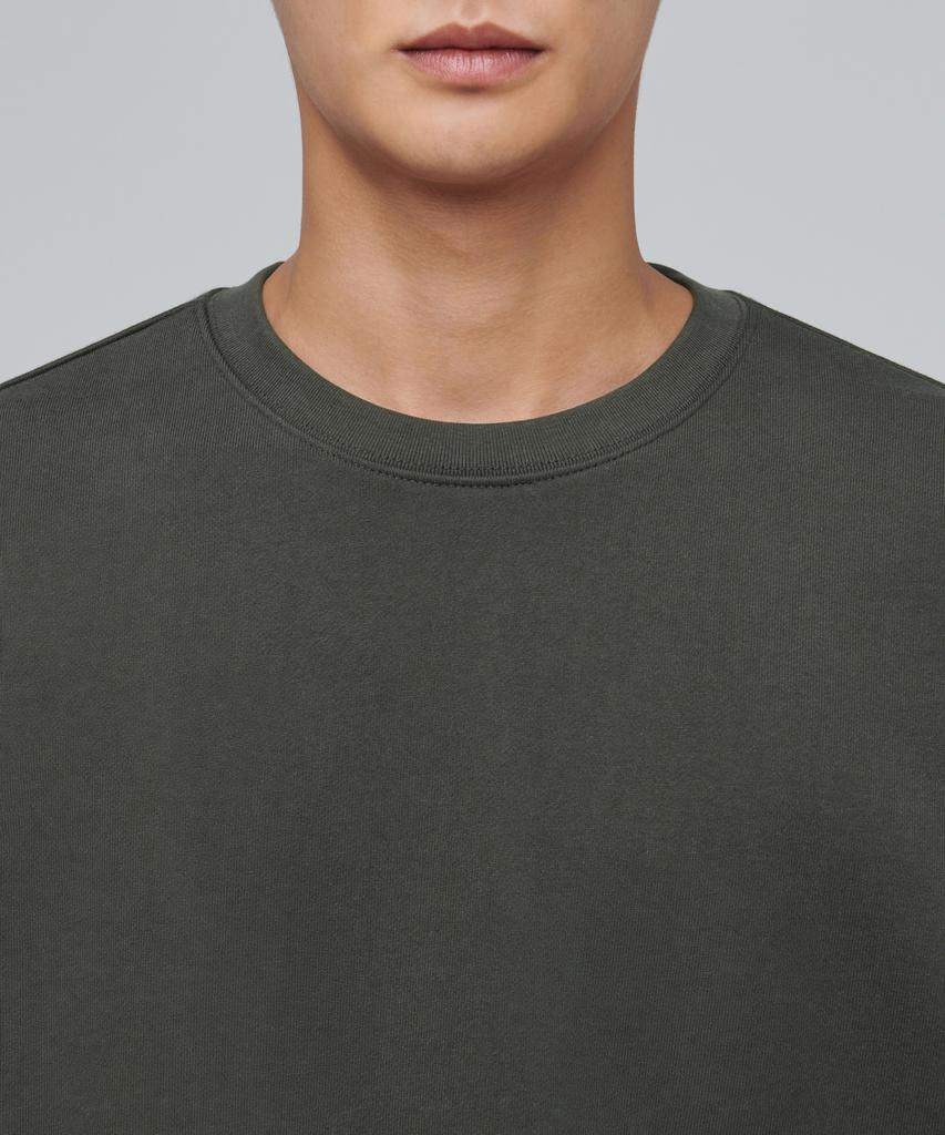 MUSINSA STANDARD Heavyweight Oversized Sweatshirt [Dusty Khaki]