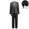 Toya Kenmochi Cosplay Costume with Wig Virtual YouTuber Vtuber Uniform High School Girl High School Boy Set Disguise Halloween Costume Cultural