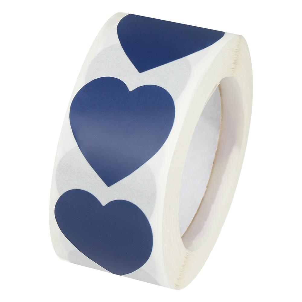 500 Pcs Package Label Gift Packaging Stationery Sticker Scrapbooking Love Heart Shaped Seal Labels