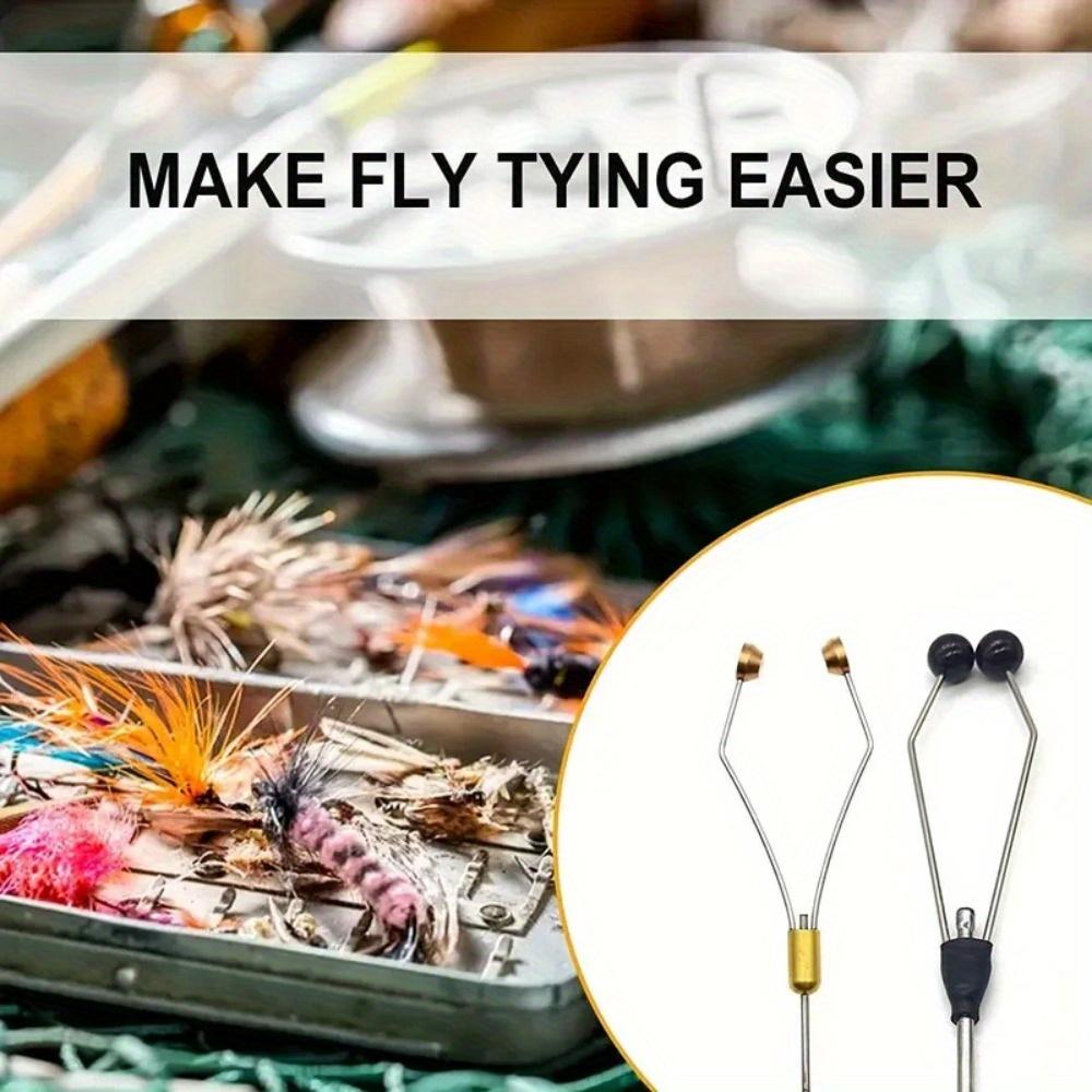 1pc Bi-Ceramic Tip Bobbin Holder, Heavy Bullet Head Flies Lure Tying Thread Holder Tool, Fishing Hook Jig