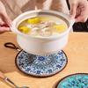 Керамические подставки Теплоизоляционный коврик для кухни Обеденный стол Защита от ожогов Пробковое дно
