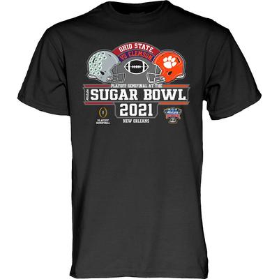 Футболка штата Огайо Баккейз Клемсон Тайгерс 2021 Cfp Sugar Bowl Game Dueling