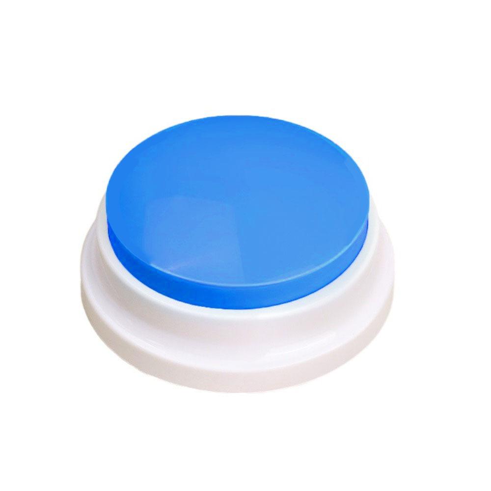 Recordable Dog Answering Button Yellow/Blue Cat Talking Button  Training Communication