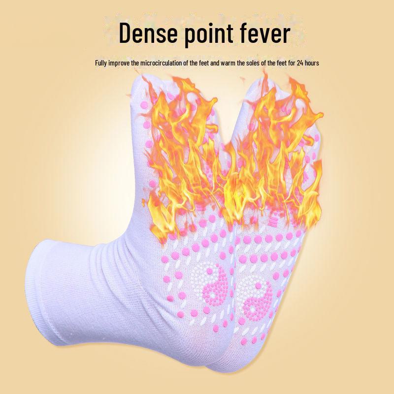 Winter Self-Heating Thermal Socks for Men and Women – Cozy, Cold-Proof Mid-Tube Design for Middle-Aged and Elderly.