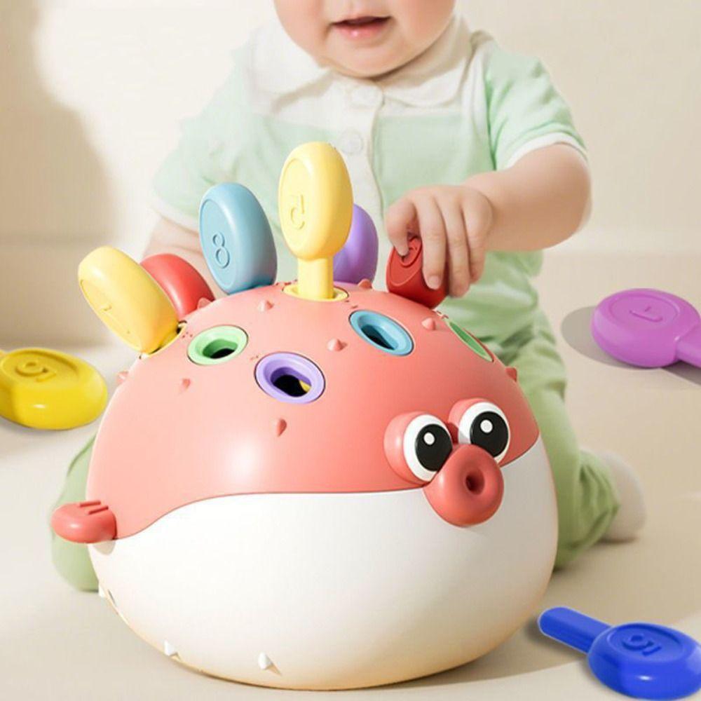 Early Education Pufferfish Children's Toys Insertion Pufferfish Puzzle Toy Various Holiday Gifts